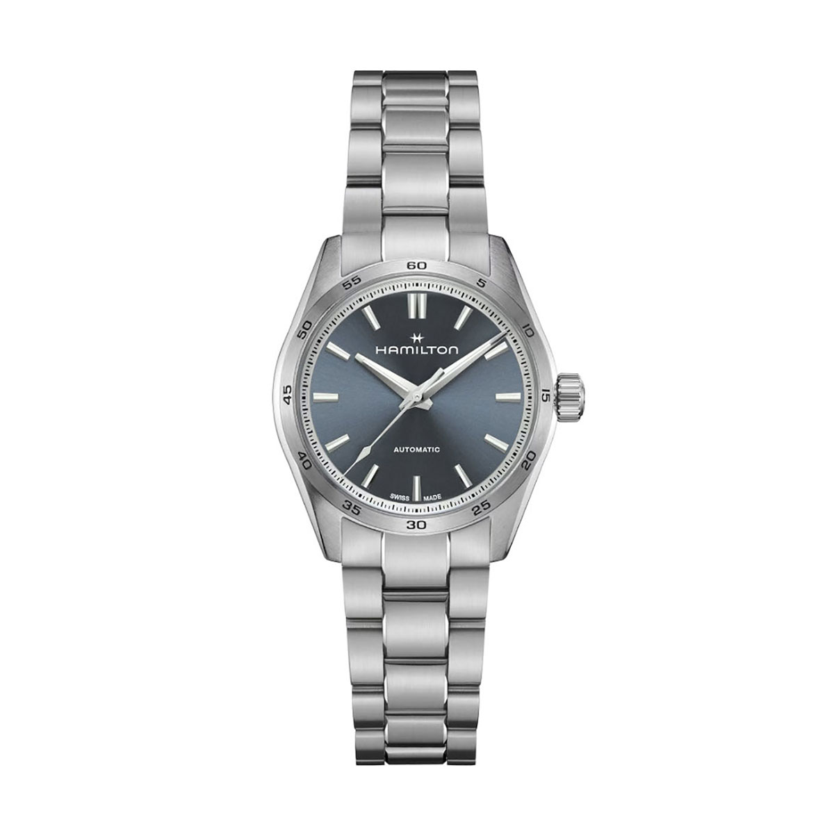 Hamilton Jazzmaster Performer Automatic 34mm Women's Watch, Light Blue Dial