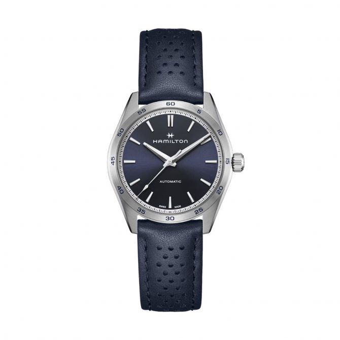 Hamilton Jazzmaster Performer Automatic 38mm Men's Watch, Blue Dial