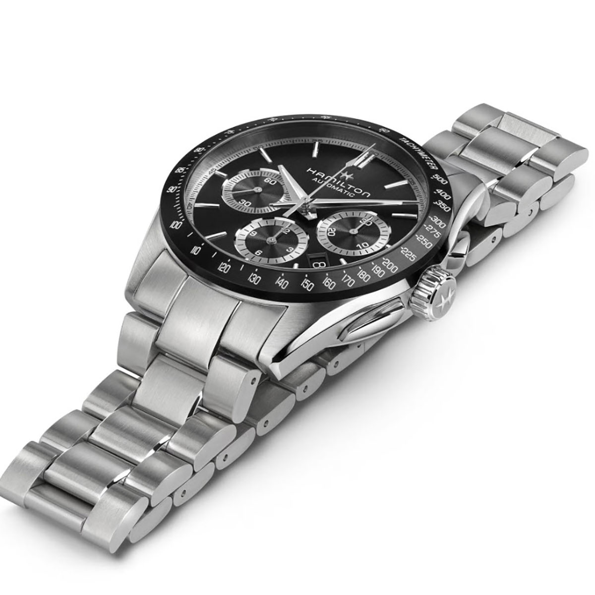 Hamilton Jazzmaster Performer Automatic Chronograph 42mm Men's Watch, Black Dial