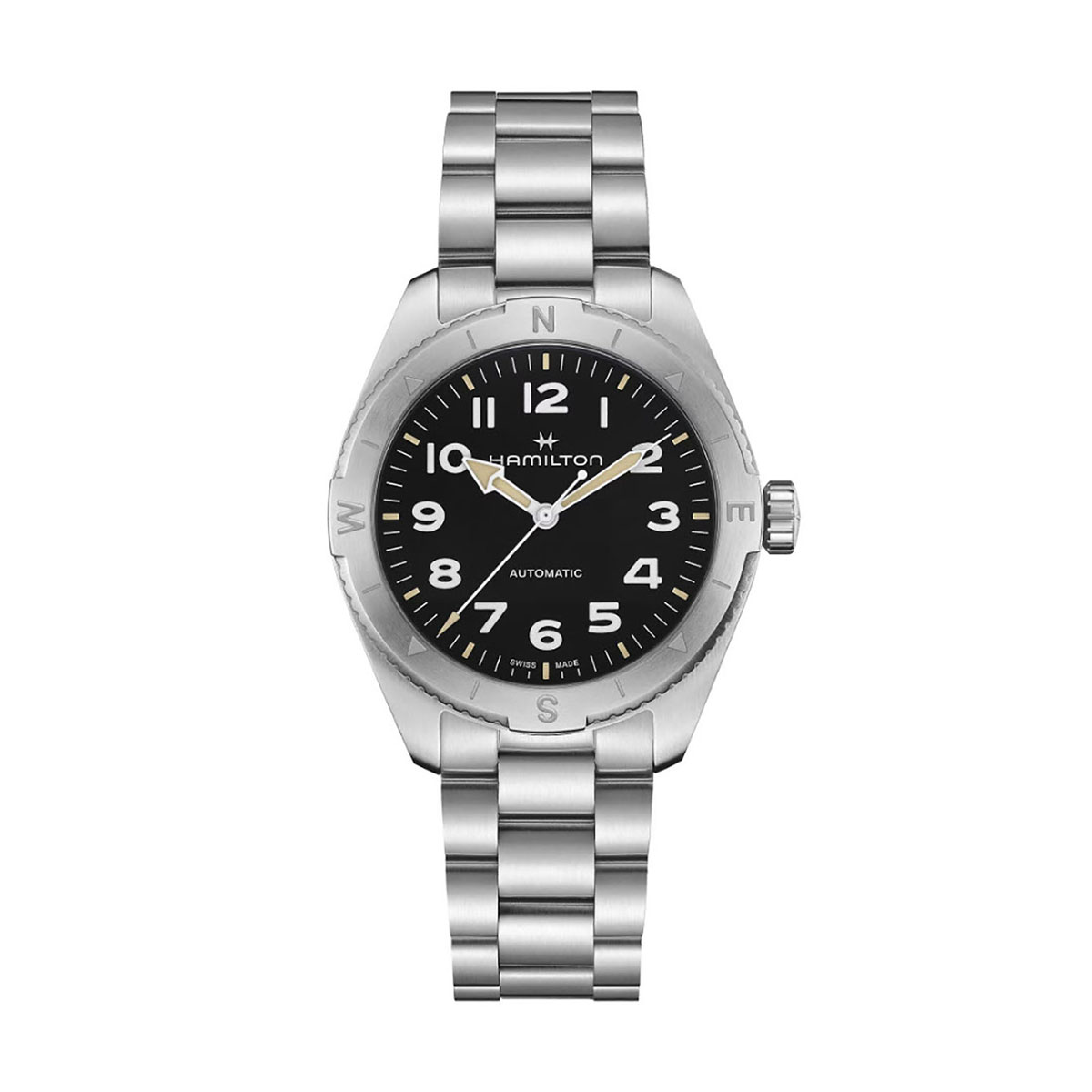 Hamilton Khaki Field Expedition Automatic 41mm Men's Watch, Black Dial