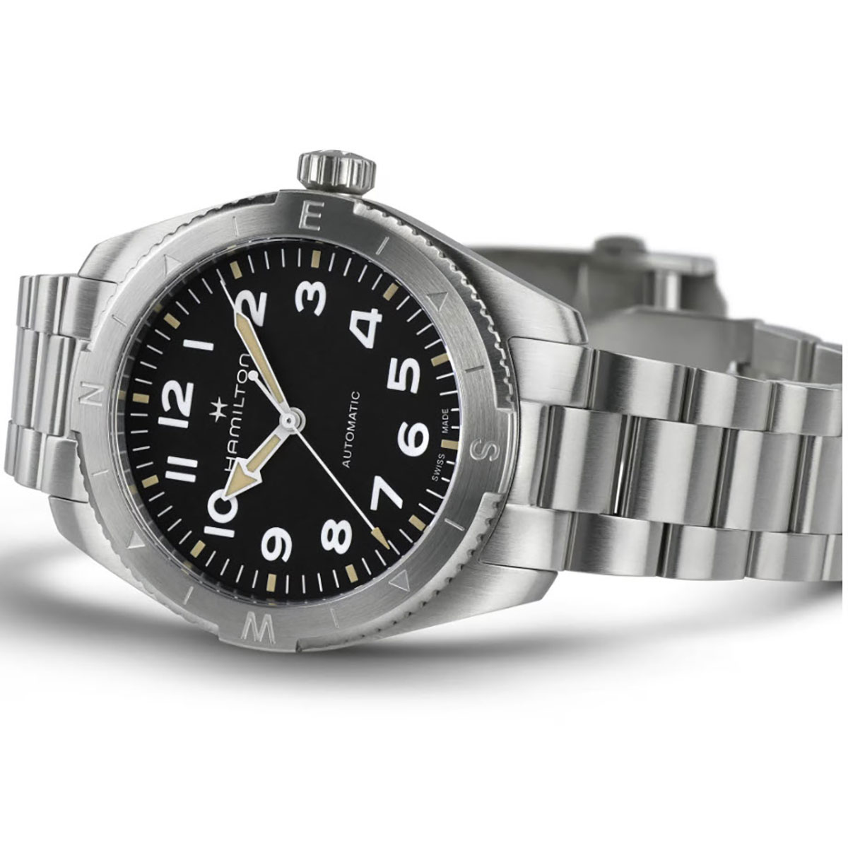 Hamilton Khaki Field Expedition Automatic 41mm Men's Watch, Black Dial