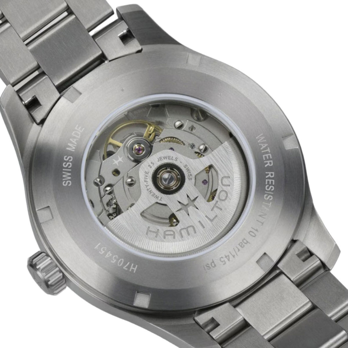 Hamilton Khaki Field Titanium Automatic 42mm Men's Watch, Blue Dial