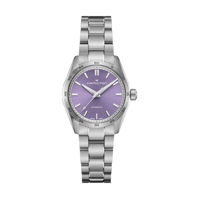 Hamilton Jazzmaster Performer Automatic 34mm Women's Watch, Purple Dial