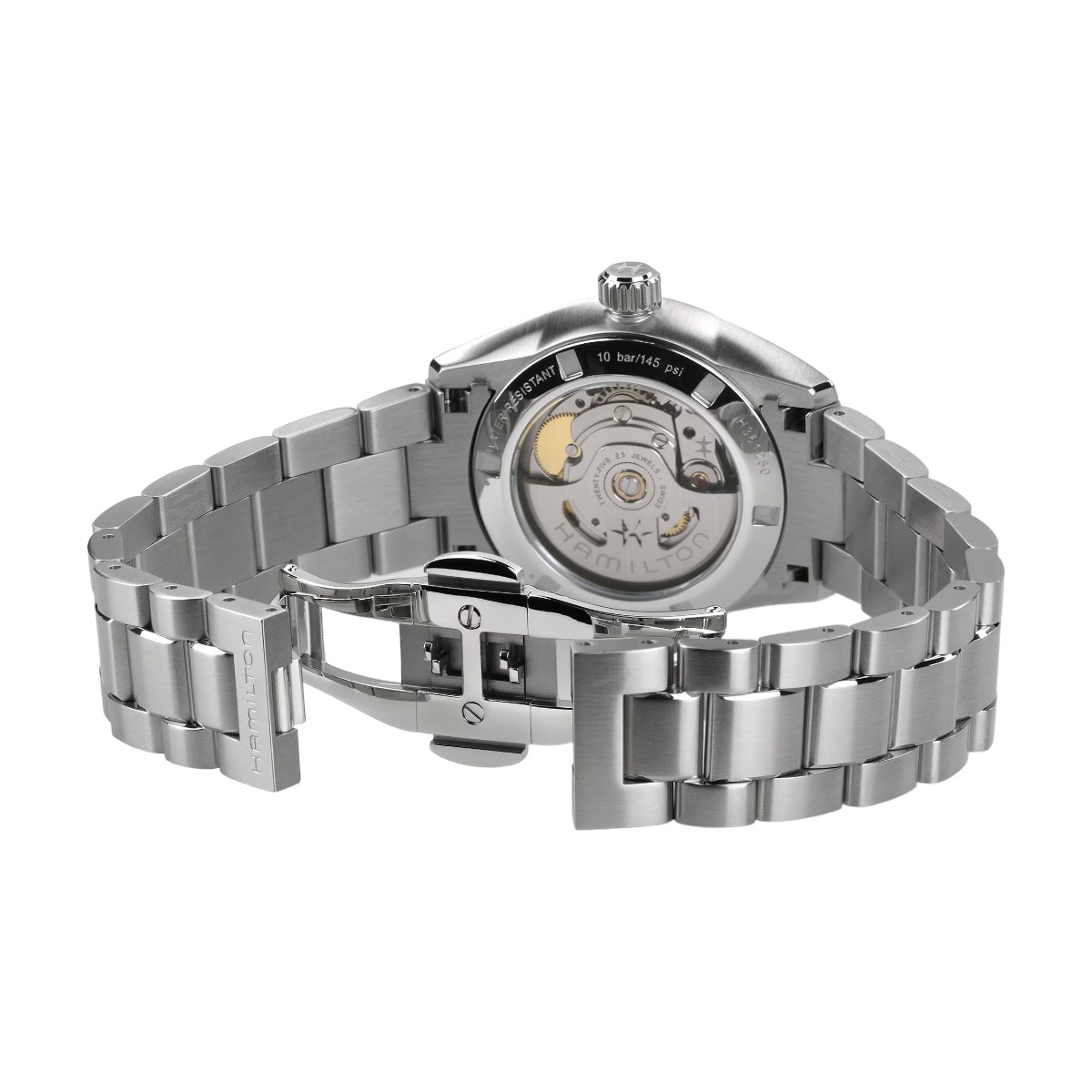 Hamilton Jazzmaster Performer Automatic 34mm Women's Watch, Purple Dial
