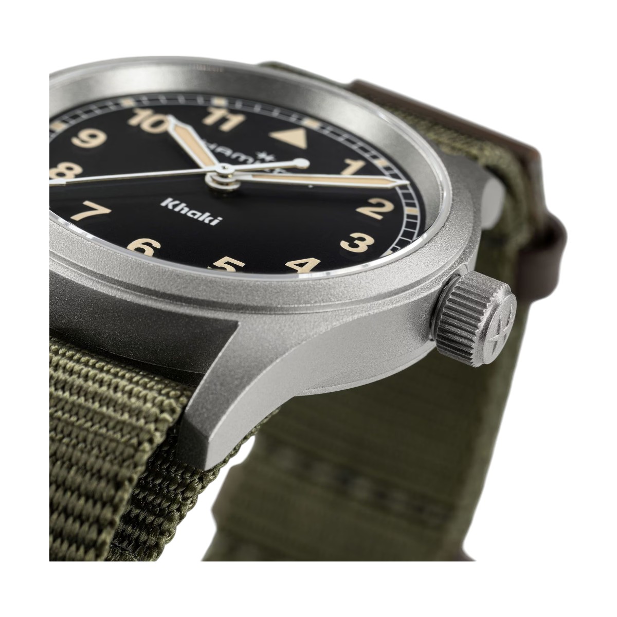 Hamilton Khaki Field Quartz 33mm Men's Watch, Black Dial