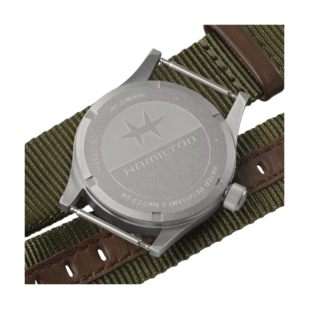 Hamilton Khaki Field Quartz 33mm Men's Watch, Black Dial