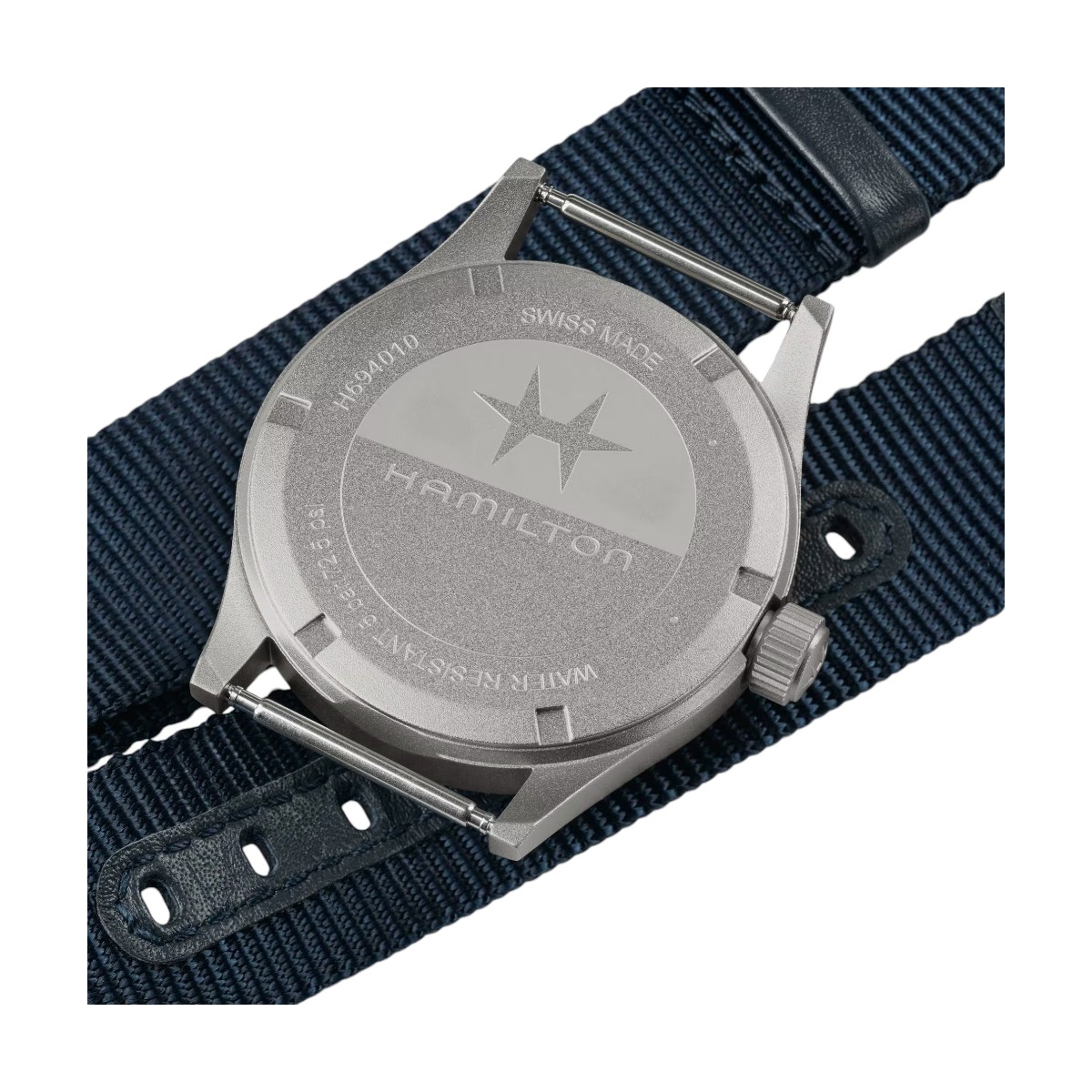 Hamilton Khaki Field Quartz 38mm Men's Watch, Blue Dial