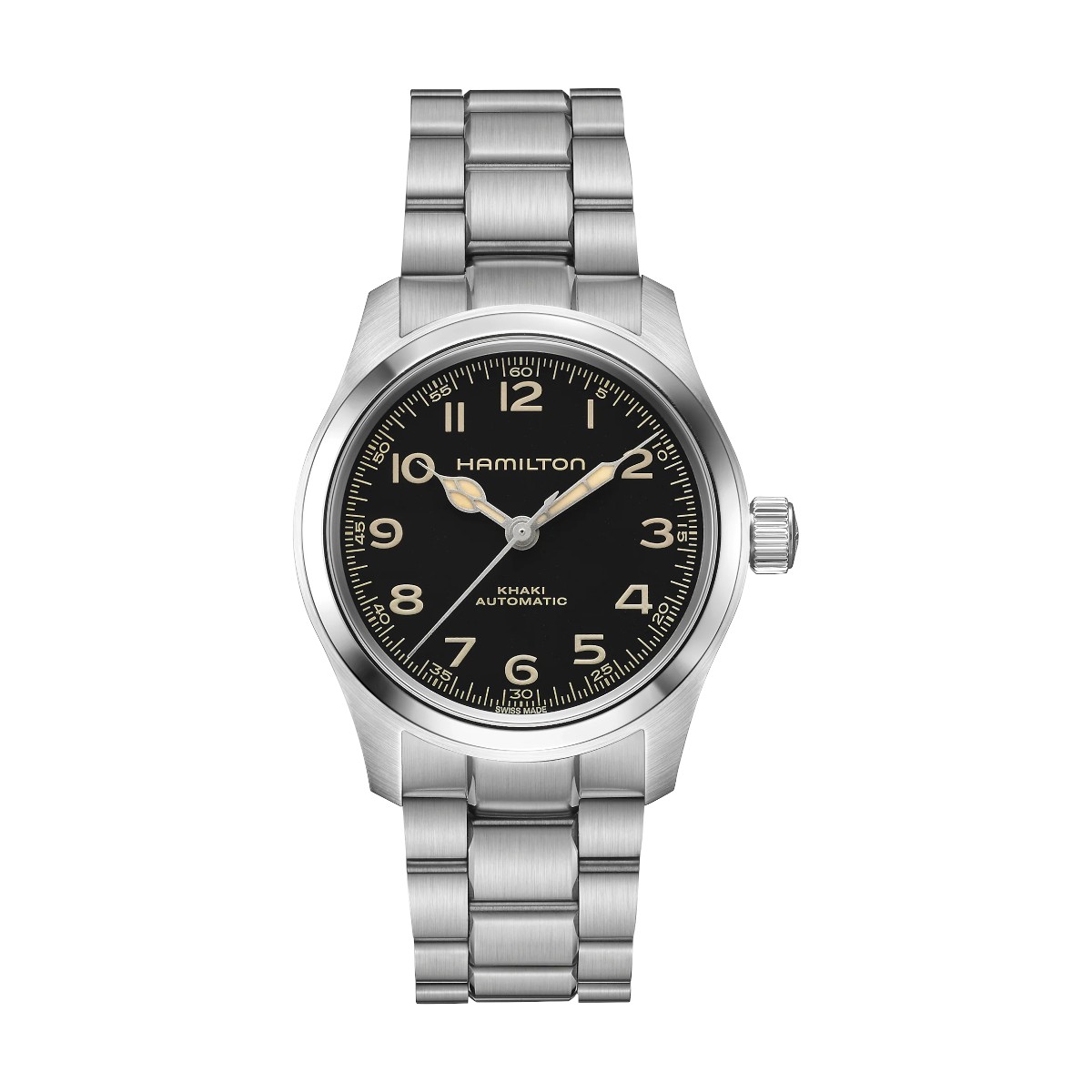 Hamilton Khaki Field Murph 38mm Men's Watch, Black Dial