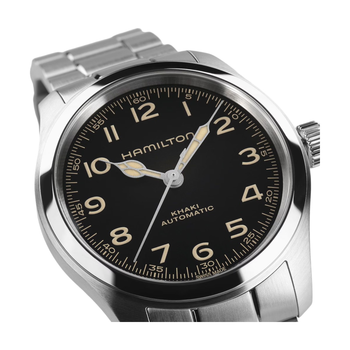 Hamilton Khaki Field Murph 38mm Men's Watch, Black Dial