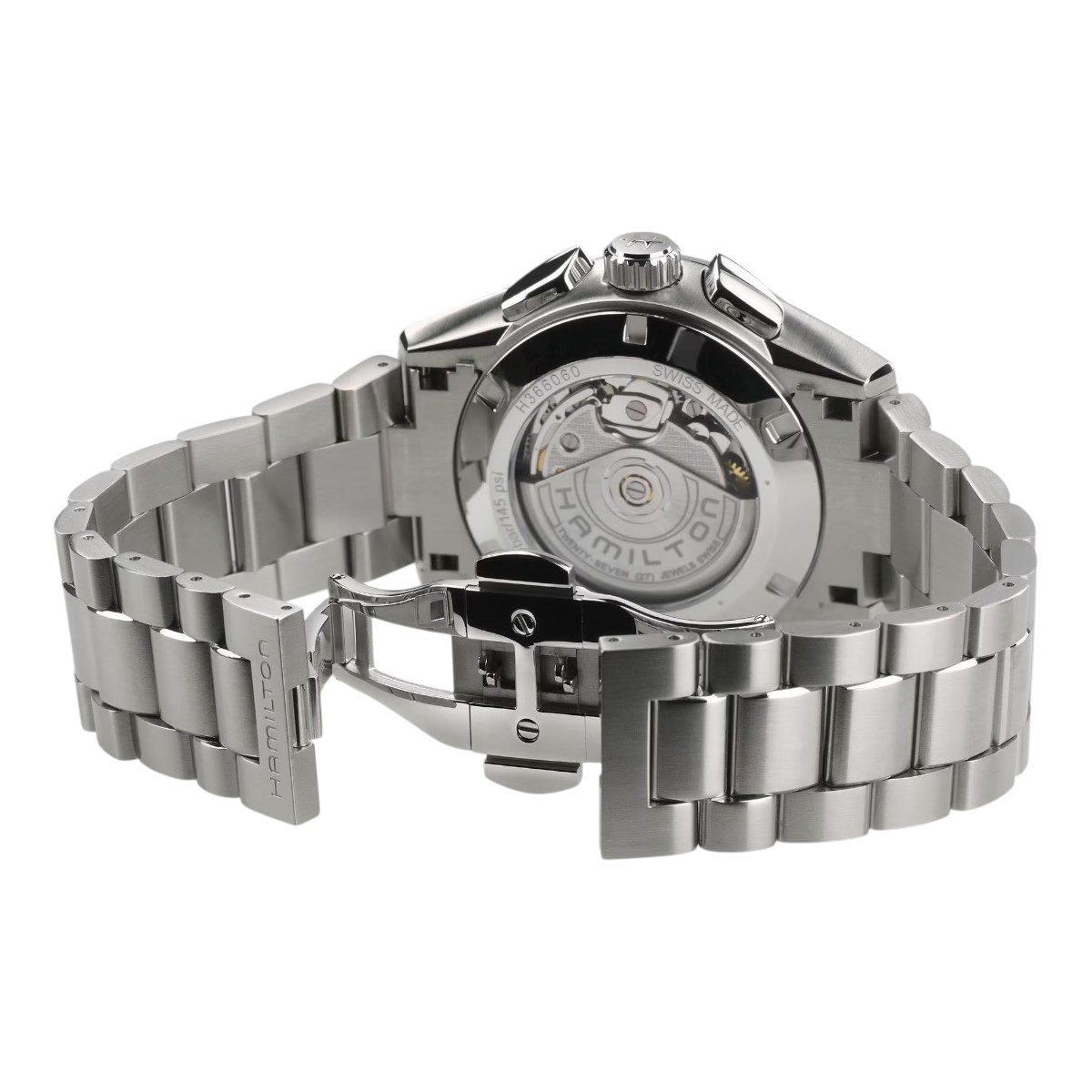 Hamilton Jazzmaster Performer Automatic Chronograph 42mm Watch, White Dial