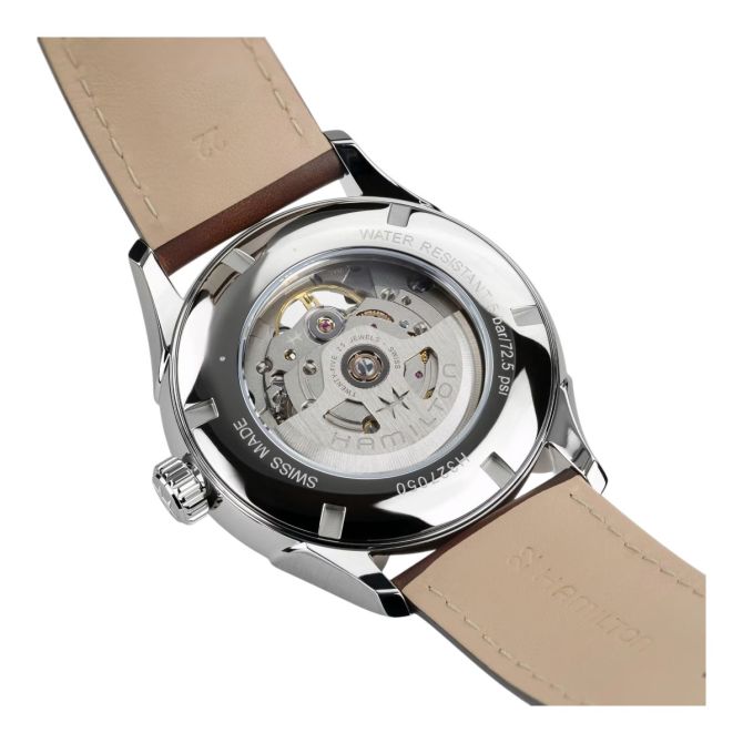 Hamilton Jazzmaster Open Heart Men's 42mm Watch, Green Skeleton