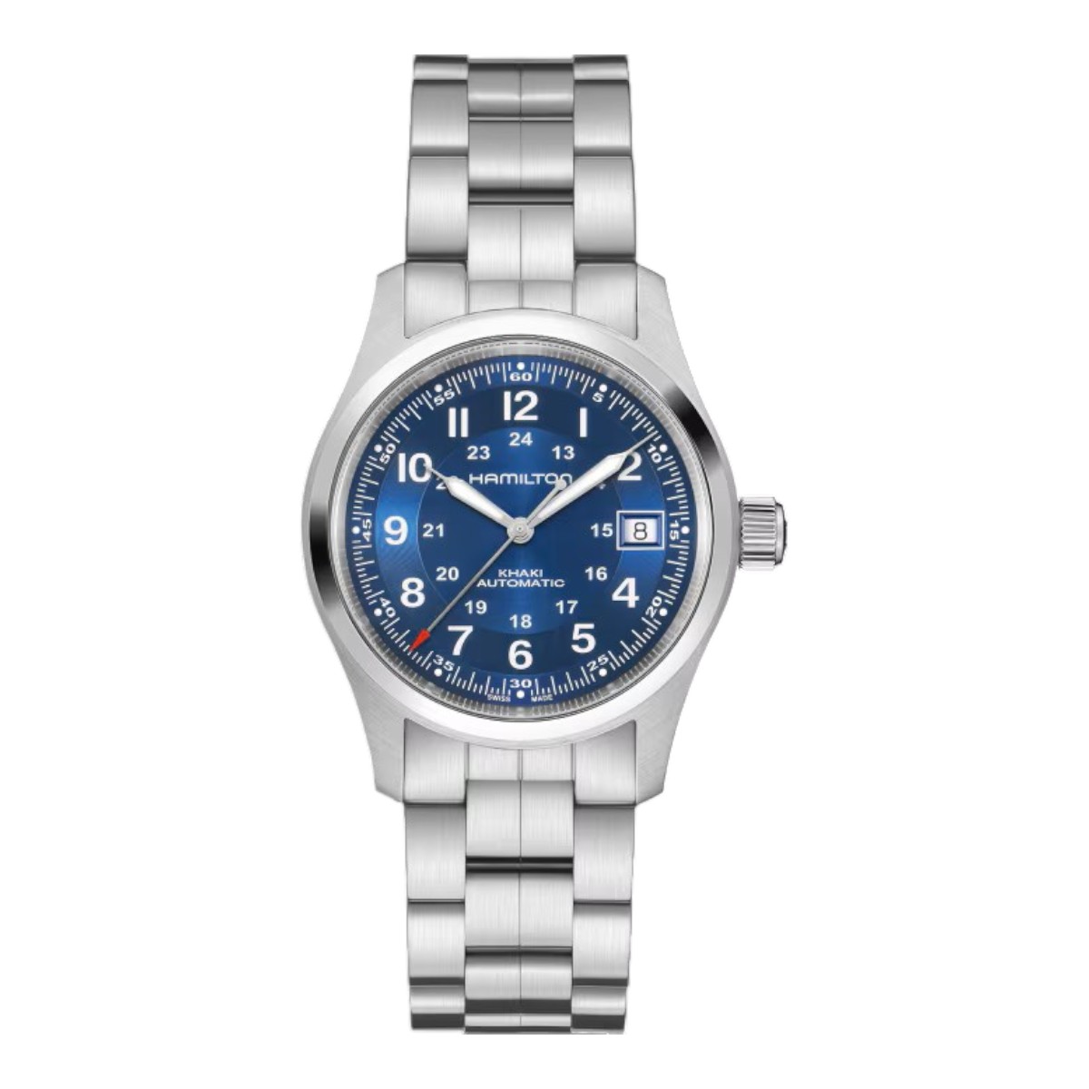 Hamilton Khaki Field Automatic 38mm Men's Watch, Blue Dial