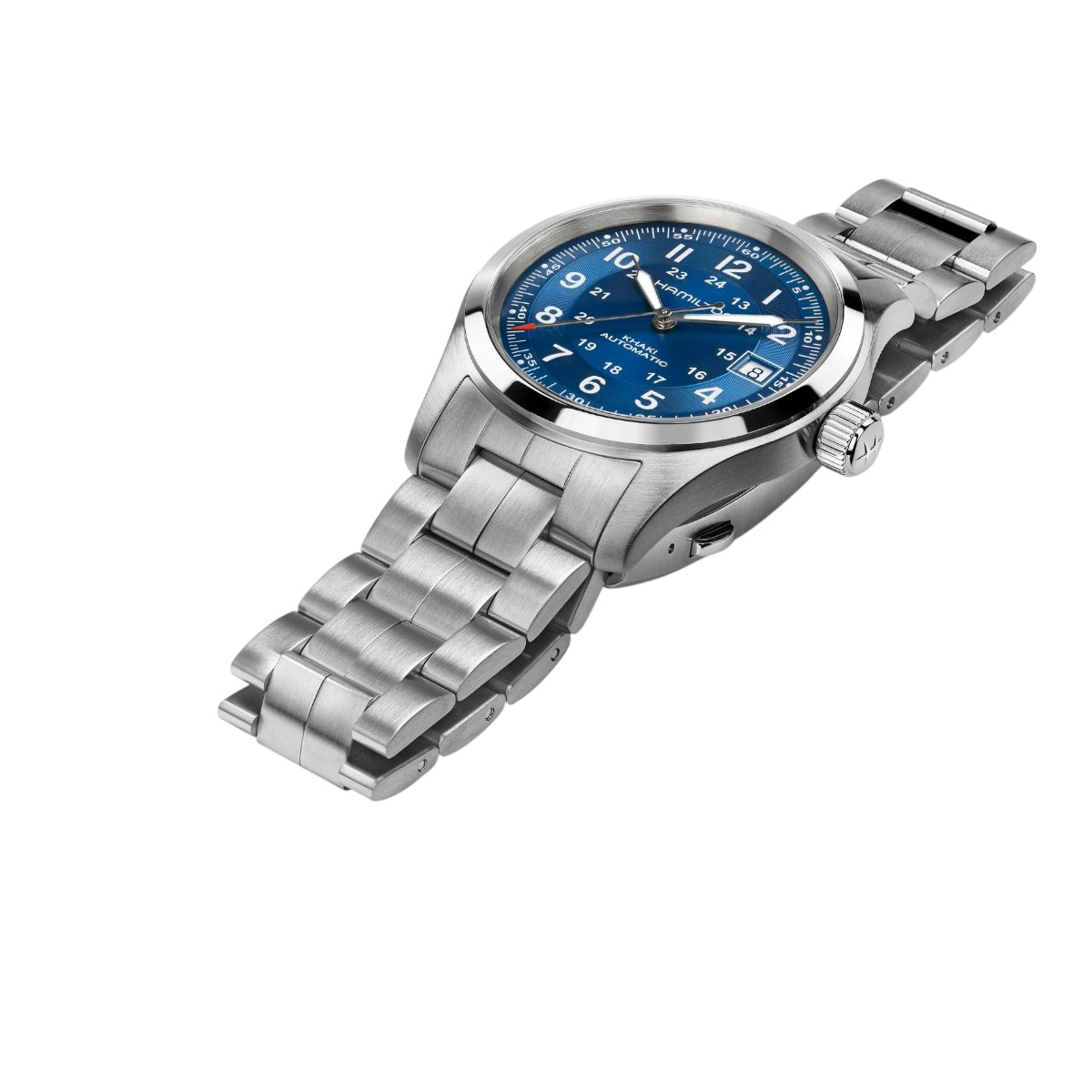 Hamilton Khaki Field Automatic 38mm Men's Watch, Blue Dial