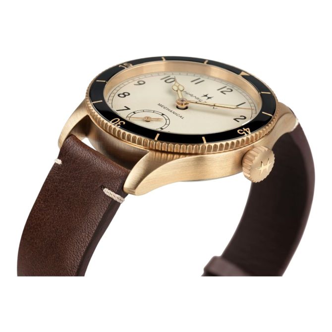 Hamilton Khaki Aviation Pilot Pioneer Mechanical Bronze 43mm Men's