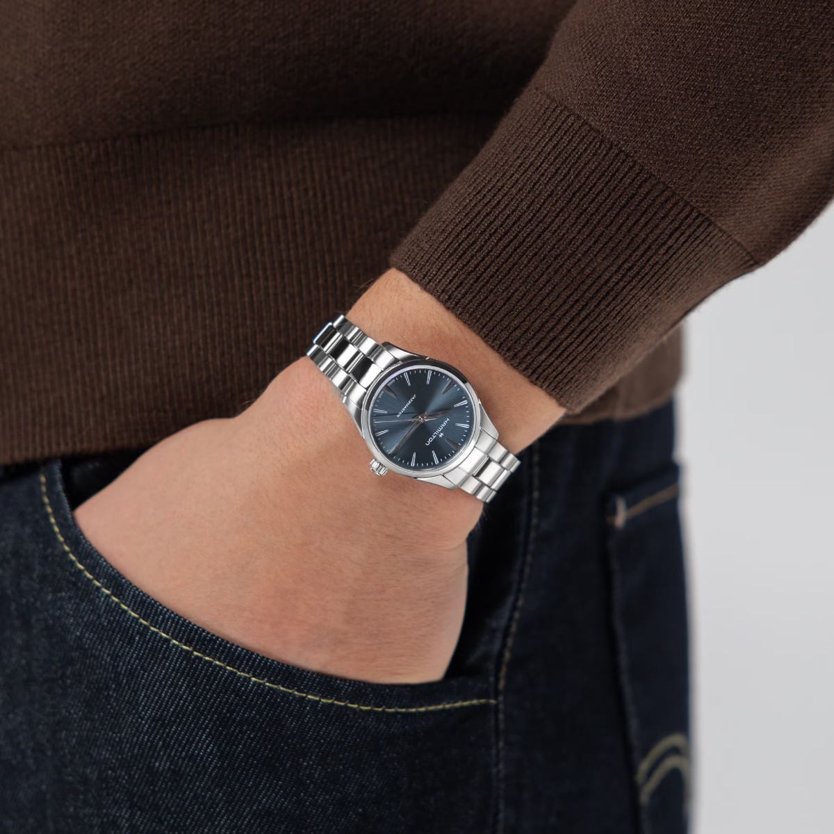 Hamilton Jazzmaster Quartz 32mm Women's Watch, Blue Dial