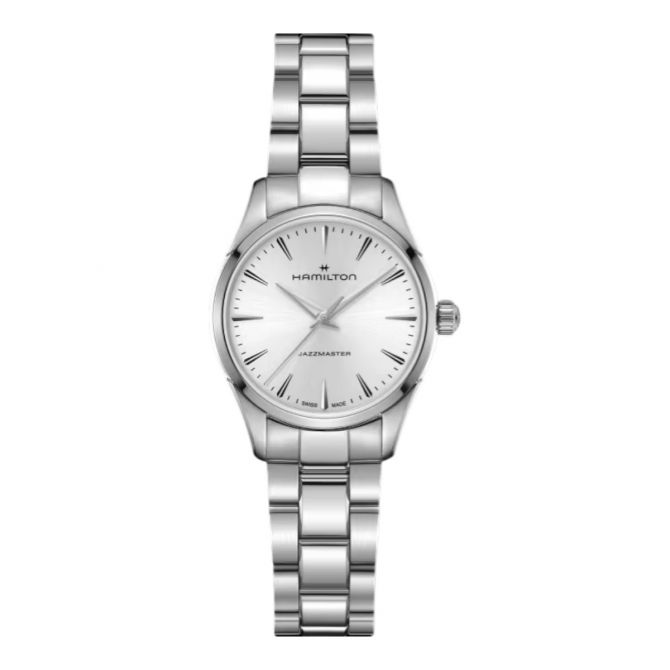 Hamilton Jazzmaster Quartz 32mm Women's Watch, Silver Dial