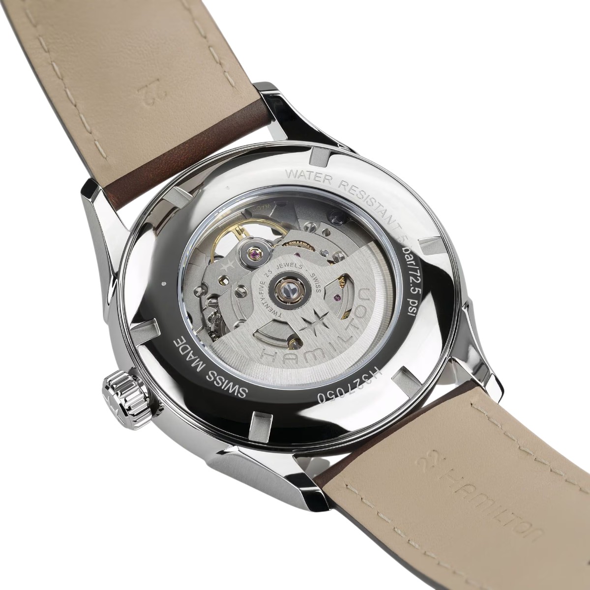 Hamilton Jazzmaster Open Heart Automatic 42mm Men's Watch, Brown Dial
