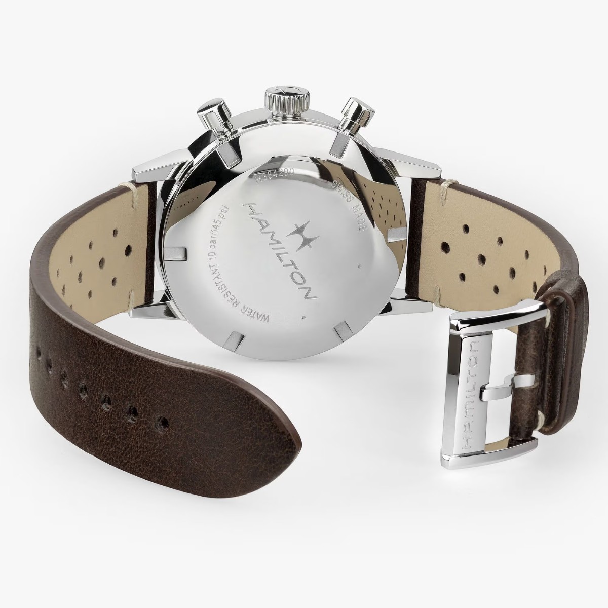 Hamilton American Classic Intra-Matic Chronograph H 40mm Men's Watch, Brown Dial