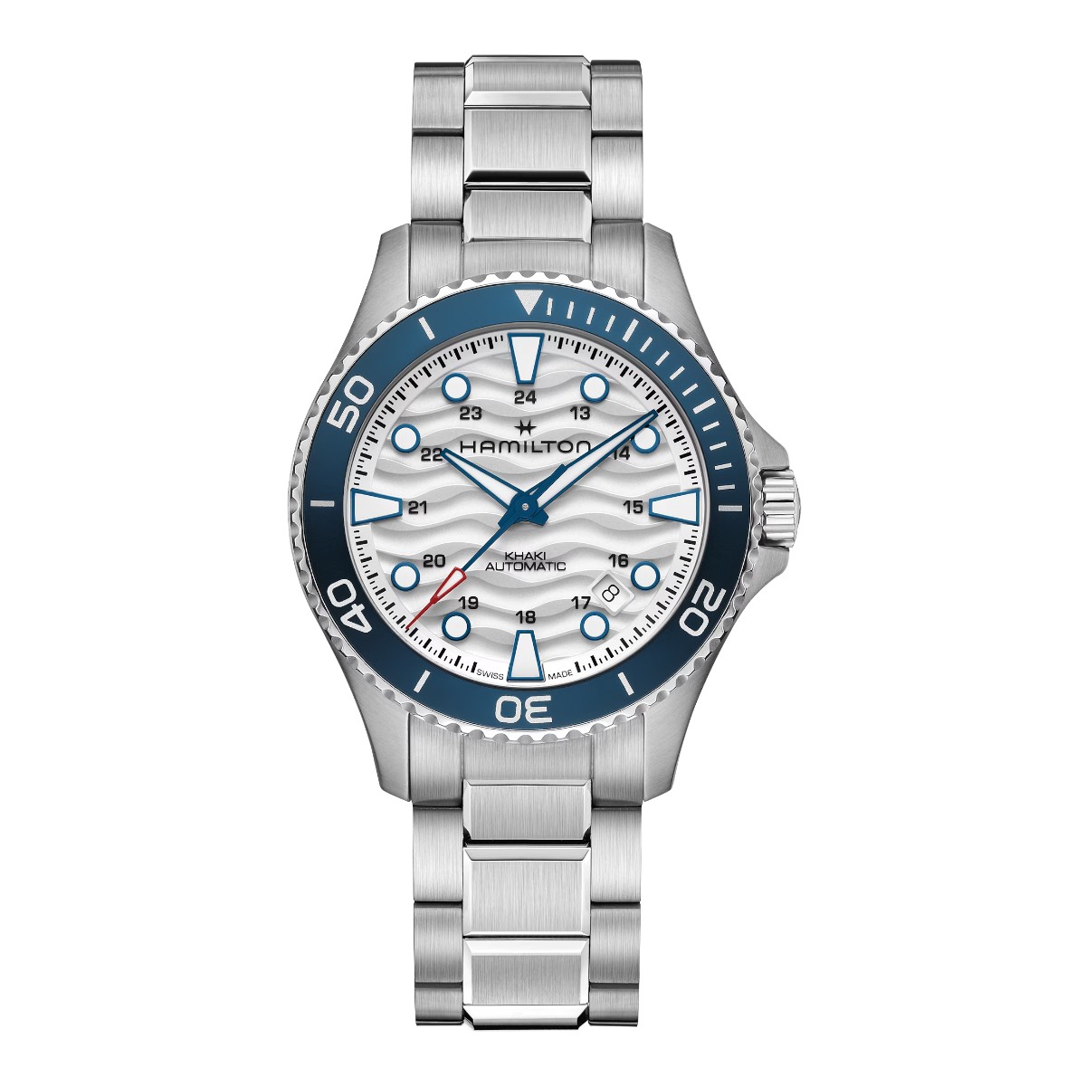 Hamilton Khaki Navy Scuba Automatic 40mm Men's Watch, White Dial