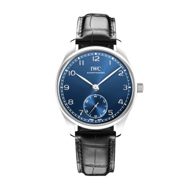 IWC Schaffhausen Portugieser Automatic 40mm Watch, Blue Dial