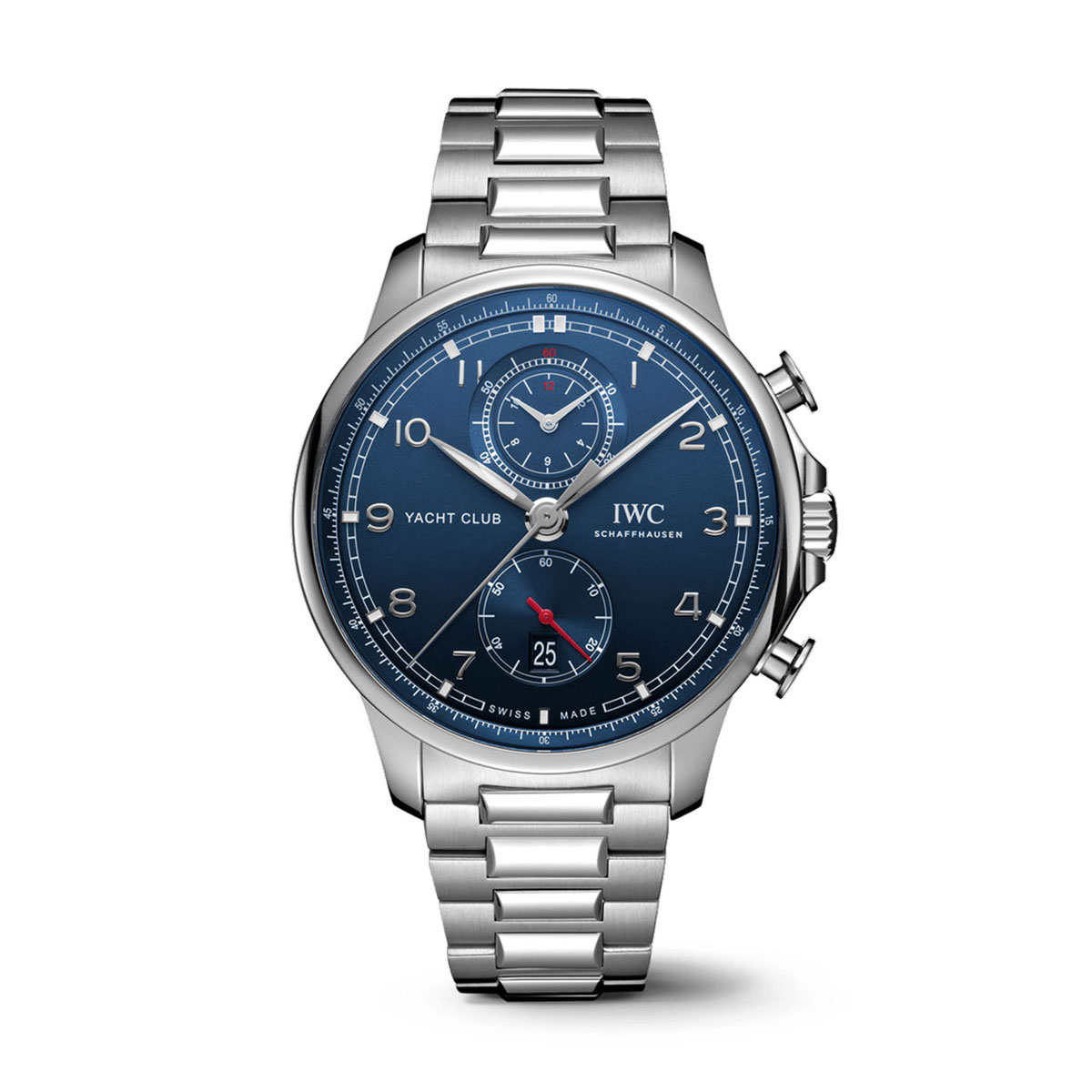 IWC Schaffhausen Portugieser Yacht Club Chronograph 44.6mm Watch, Blue Dial