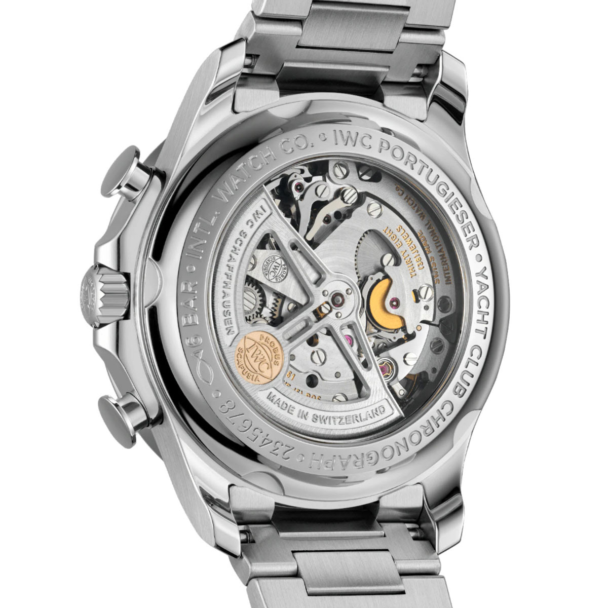 IWC Schaffhausen Portugieser Yacht Club Chronograph 44.6mm Watch, Blue Dial