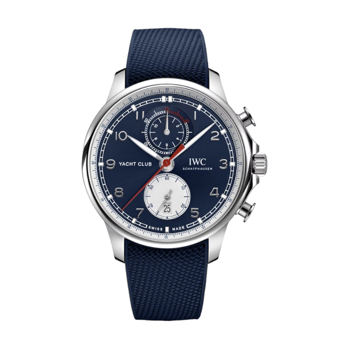 IWC Schaffhausen Portugieser Yatch Club Orlebar Brown Edition Chronograph 44.6mm Men's Watch Blue Di