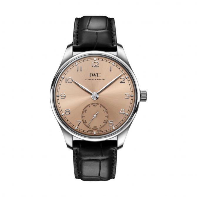 IWC Schaffhausen Portugieser Automatic 40mm Men's Watch, Pink Copper Dial