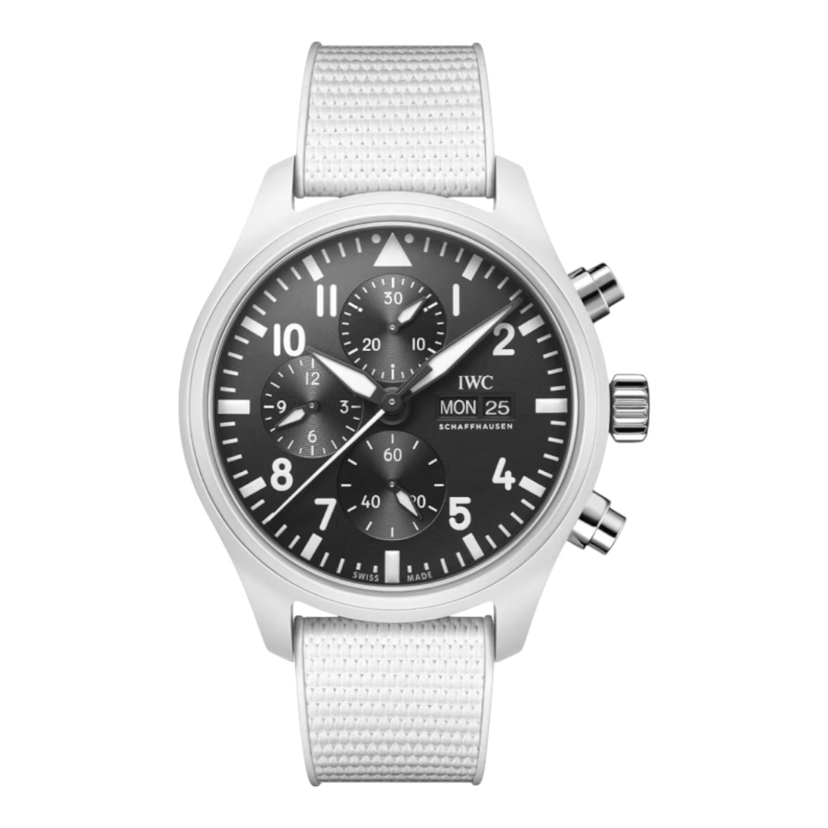 IWC Schaffhausen TOP GUN Edition Lake Tahoe Chronograph Pilot's 44.5mm Watch, Black Dial