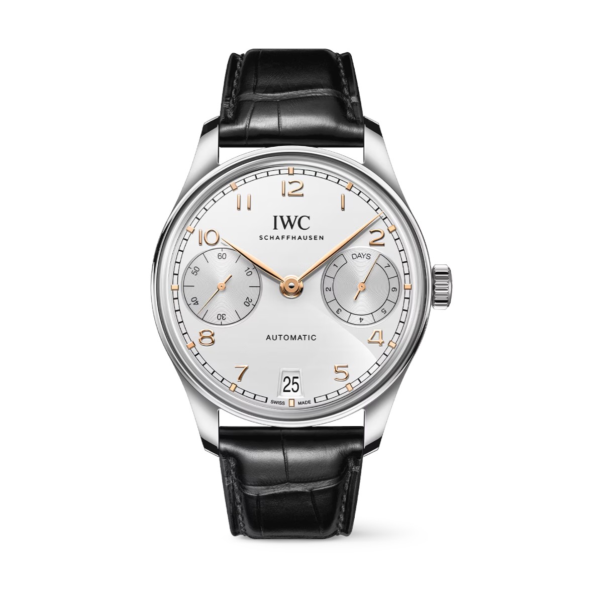 IWC Schaffhausen Portugieser Automatic 42mm Men's Watch, Silver Dial
