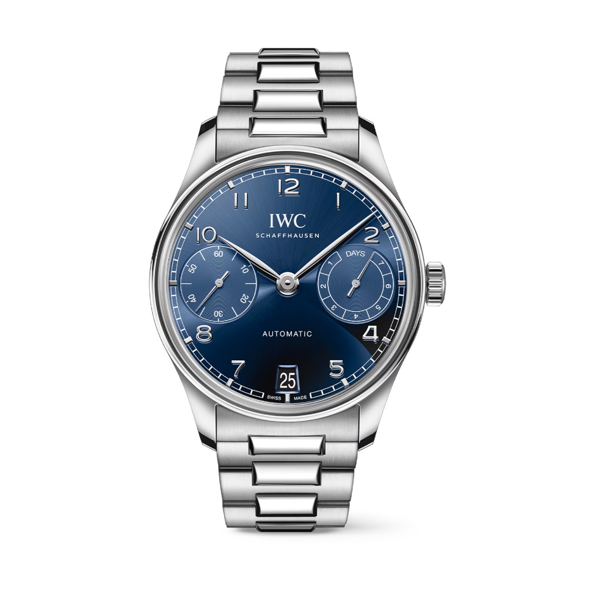 IWC Schaffhausen Portugieser Automatic 42mm Men's Watch, Blue Dial
