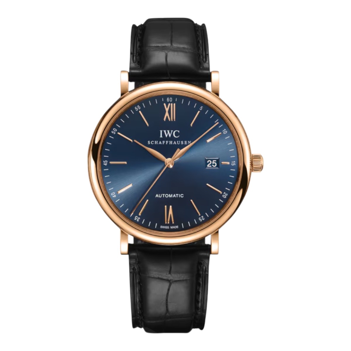 IWC Schaffhausen Portofino Automatic 40mm Watch, Blue Dial