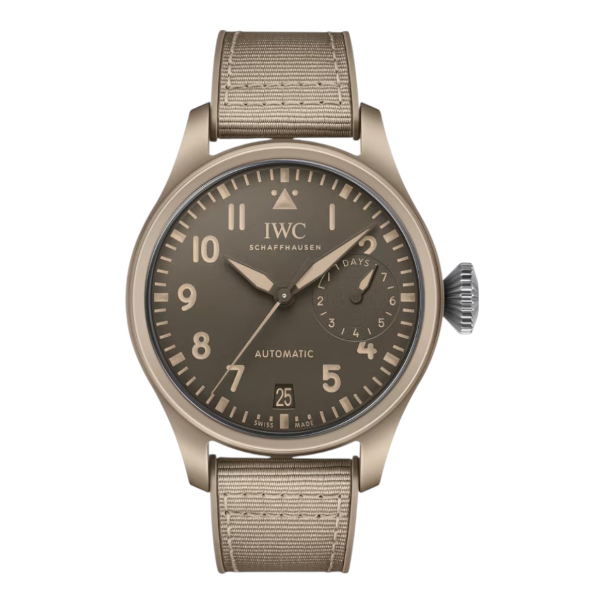IWC Schaffhausen TOP GUN Mojave Desert Edition Big Pilot's 46mm Watch, Brown Dial