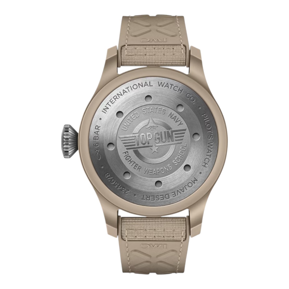 IWC Schaffhausen TOP GUN Mojave Desert Edition Big Pilot's 46mm Watch, Brown Dial