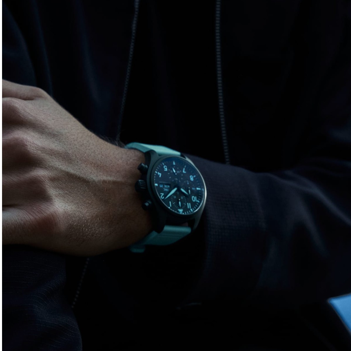 IWC Schaffhausen George Russell Pilot's 41mm Watch, Black Dial