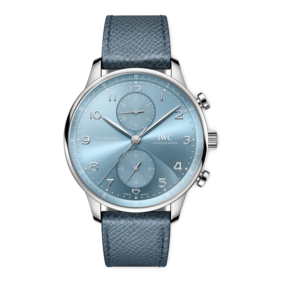 IWC Schaffhausen Portugieser Chronograph 41mm Men's Watch, Horizon Blue Dial