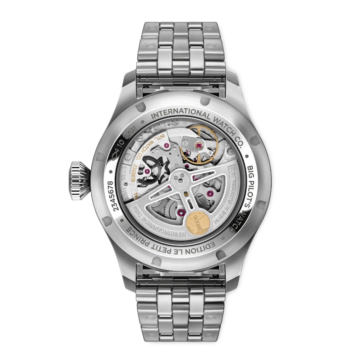 IWC Schaffhausen Le Petite Prince ProSet Perpetual Calendar Big Pilot's 42mm Women's Watch, Blue Dia