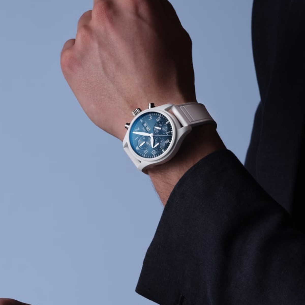 IWC Schaffhausen Le Petit Prince Pilot's 41mm Men's Watch, Blue Dial
