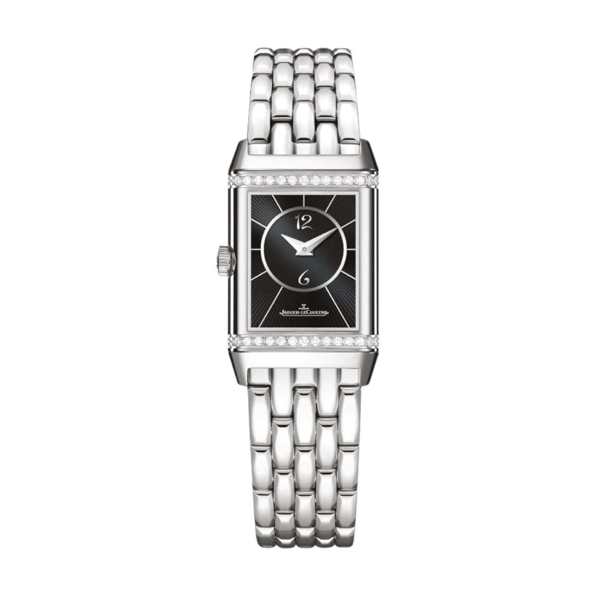 Reverso Classic Duetto 34.2mm x 21mm Watch, Silvered Grey Dial