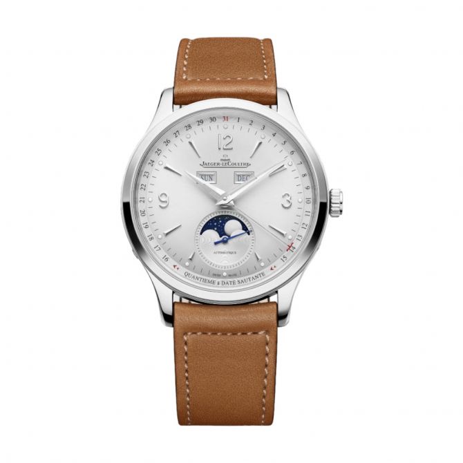 Jaeger-LeCoultre Master Control Calendar 40mm Men's Watch, Silvery Grey Dial