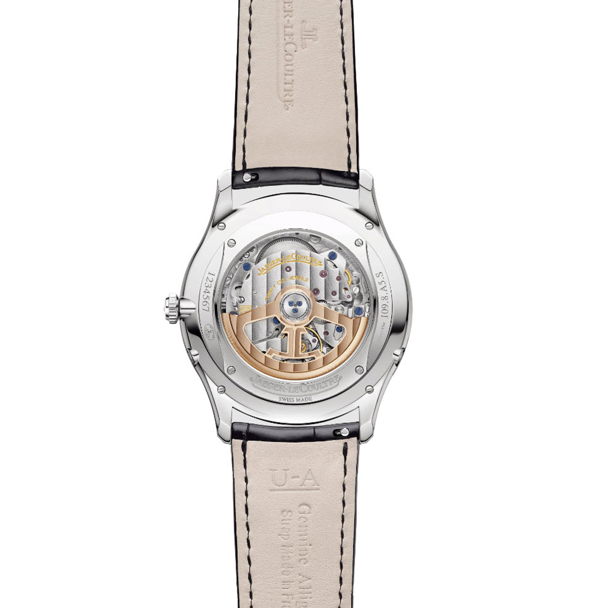 Jaeger-LeCoultre Master Ultra Thin Moon 39mm Watch, Silvered Grey Dial