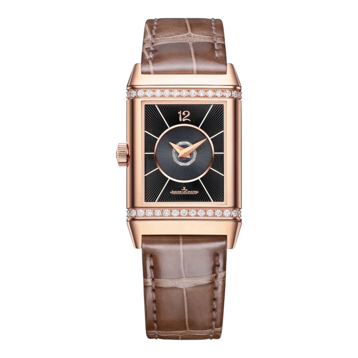 Jaeger-LeCoultre Reverso Classic Duetto 40mm x 24.4mm Watch, Silvered Grey Dial