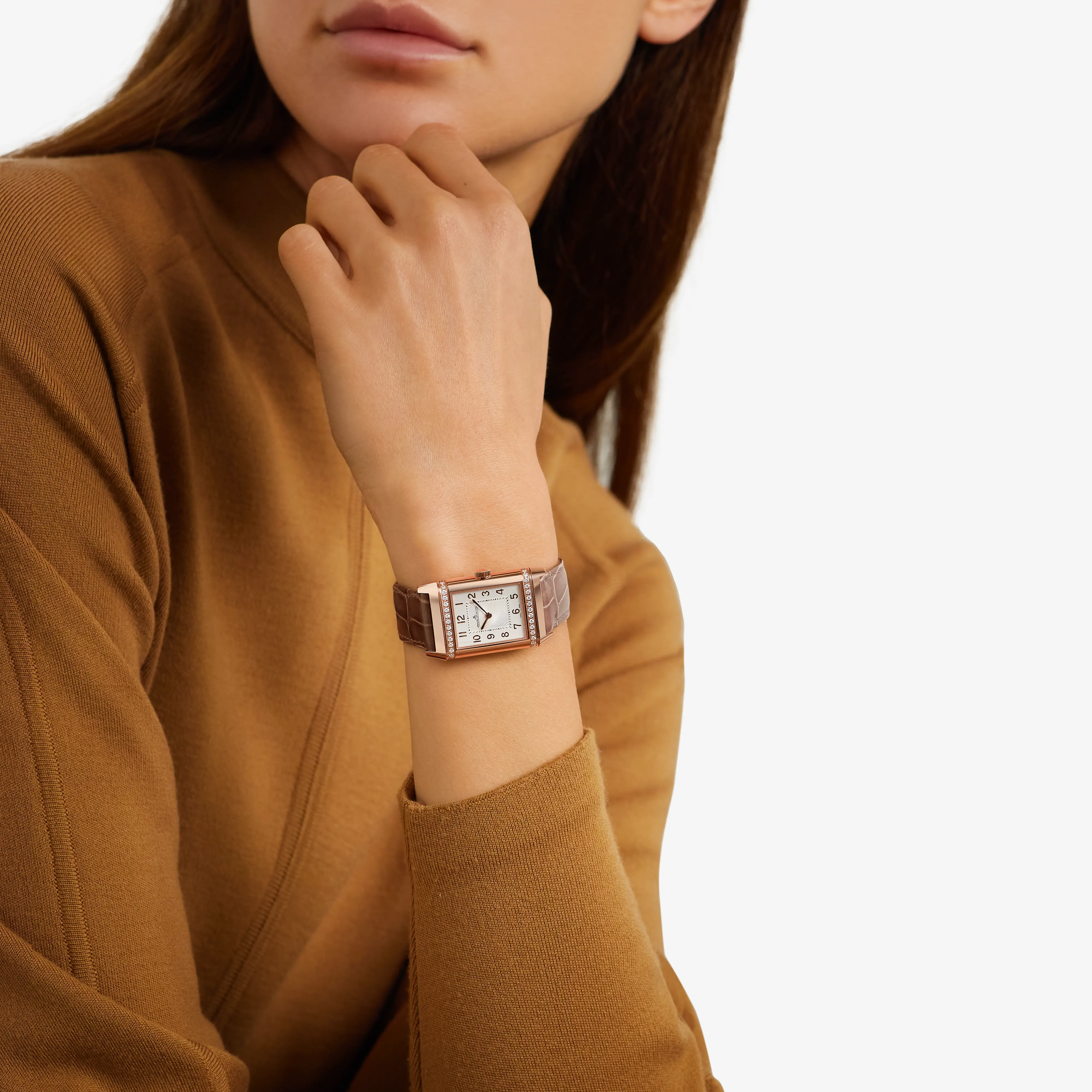 Jaeger-LeCoultre Reverso Classic Duetto 40mm x 24.4mm Watch, Silvered Grey Dial