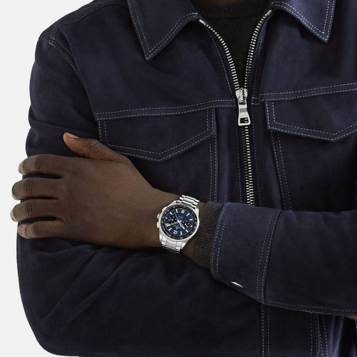 Jaeger-LeCoultre Polaris Chronograph 42mm Men's Watch, Midnight Blue Dial