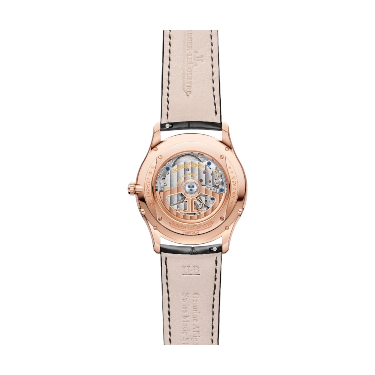Jaeger-Le-Coultre Master Ultra Thin Moon 39mm Watch, Pink Gold Dial