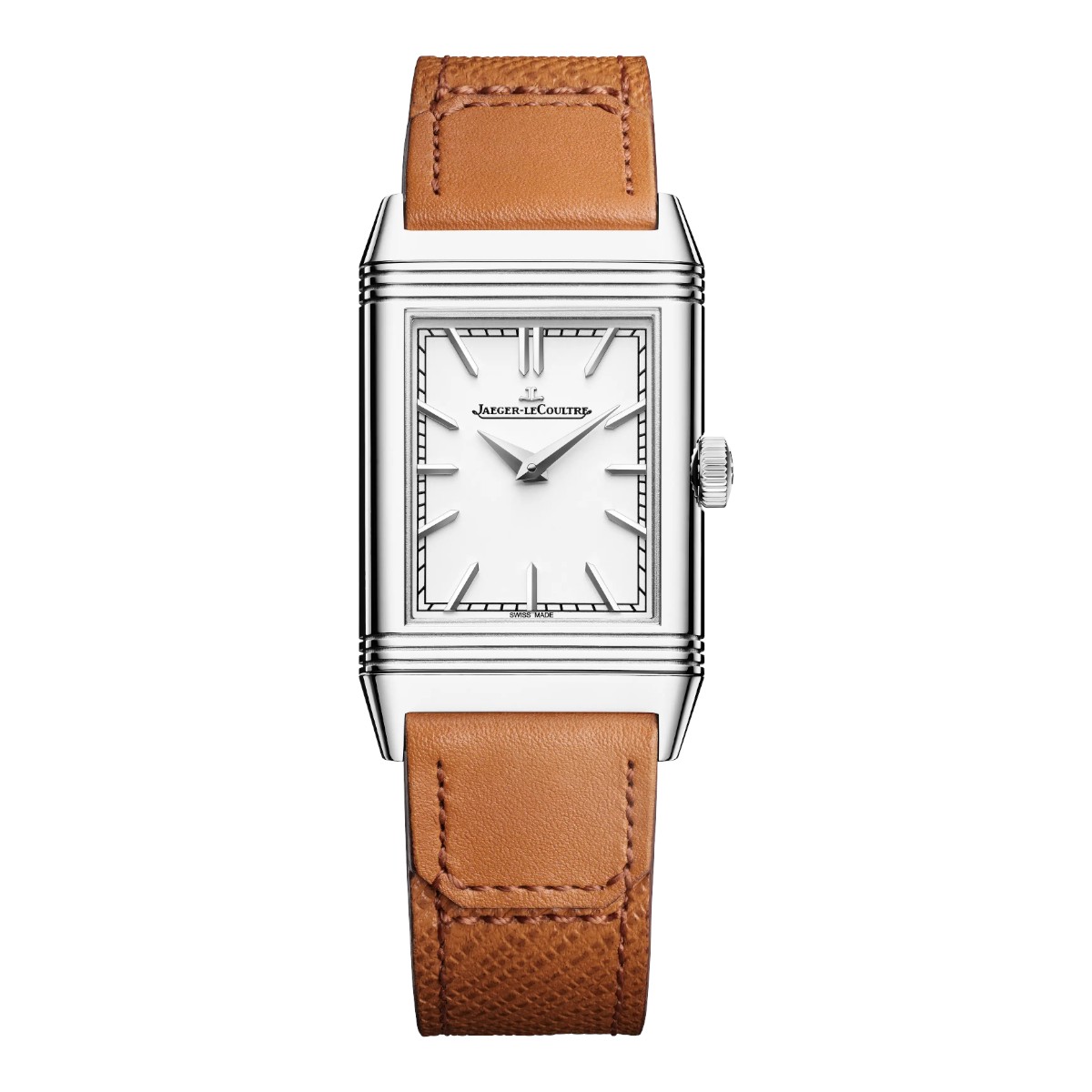 Jaeger-LeCoultre Reverso Tribute Monoface 40.1 mm x 24.4 mm Watch, Silver Dial