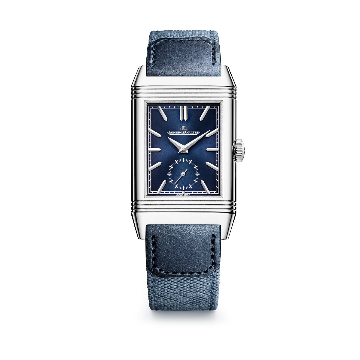 Jaeger-LeCoultre Reverso Tribute Duoface Small Seconds 47 x 28.3 mm Watch, Blue Dial