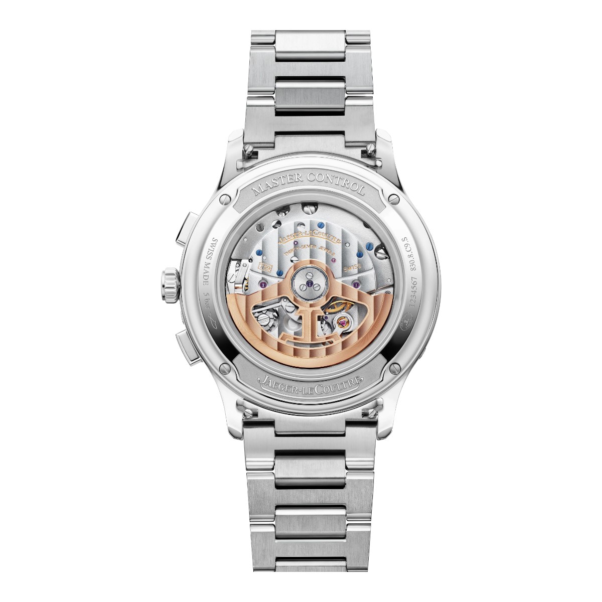 Jaeger-LeCoultre Master Control Chronograph Calendar 40mm Men's Watch, Silver Dial