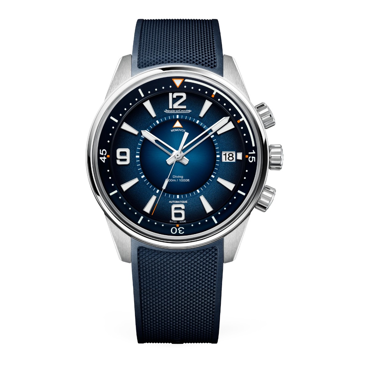 Jaeger-LeCoultre Polaris Mariner Memovox 42mm Men's Watch, Blue Dial