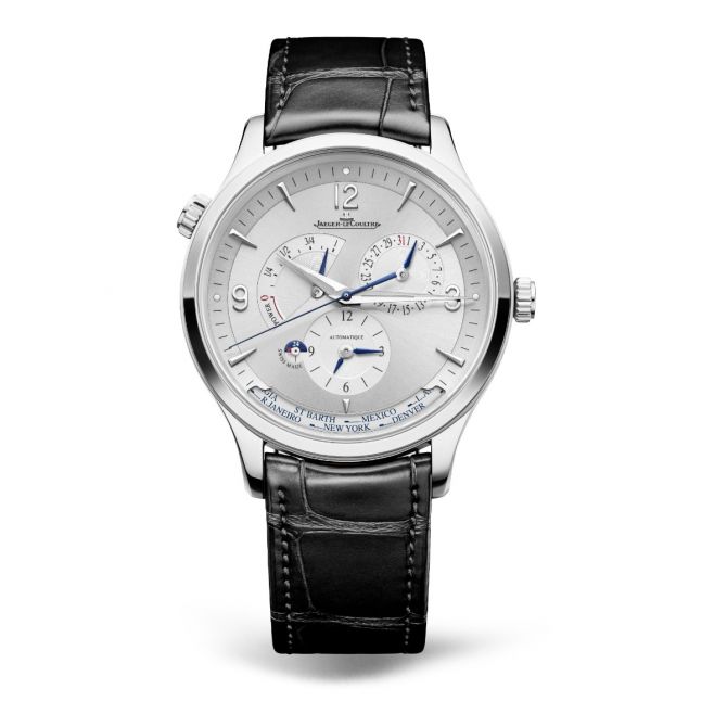 Jaeger-LeCoultre Master Control Geographic 40mm Men's Watch, Silvered Grey Dial